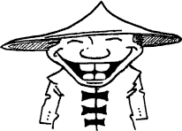 Bild lachender Chinese