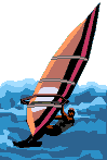 Animation Windsurfen