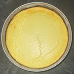 Quarktorte fertig gebacken